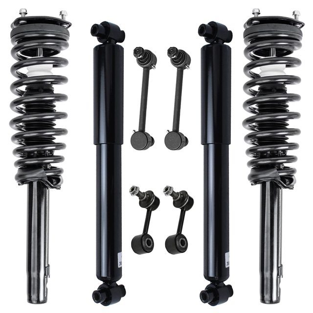 Ford Spring Rear Detroit Axle - 8pc Struts Shocks Kit for 10-12 Ford Fusion 10-11 ...