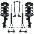 thumbnail image 1 of Detroit Axle - 8pc Struts Shocks Kit for 2004-2008 Nissan Maxima Front Complete Struts w/Coil Spring Rear Shock Absorbers Front Rear Sway Bar Links 2005 2006 2007 Replacement Ready Struts Assembly, 1 of 6
