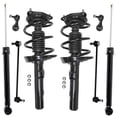 thumbnail image 1 of Detroit Axle - 8pc Struts Shocks Suspension Kit for 2016-2017 Honda Civic, 2 Front Struts with Coil Springs 2 Rear Shock Absorbers 4 Front Rear Sway Bars Replacement, 1 of 7