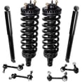 thumbnail image 1 of Detroit Axle - 8pc Struts Shocks Kit for 2004-2007 Chevrolet Trailblazer EXT GMC Envoy Isuzu Ascender Buick Rainier Oldsmobile Bravada 2005 2006 Replacement, 1 of 9