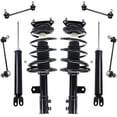 thumbnail image 1 of Detroit Axle - 8pc Struts Shocks Kit for 2007-2010 Hyundai Elantra Complete 2 Struts with Coil Spring 2 Shock Absorbers 4 Front Rear Sway Bar Links 2008 2009, 1 of 6