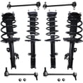 thumbnail image 1 of Detroit Axle - 8pc Struts Sway Bars for 2008-2012 Toyota Avalon, Complete 4 Struts with Coil Spring 4 Sway Bar Links 2009 2010 2011 Front and Rear Shocks Assembly, 1 of 8