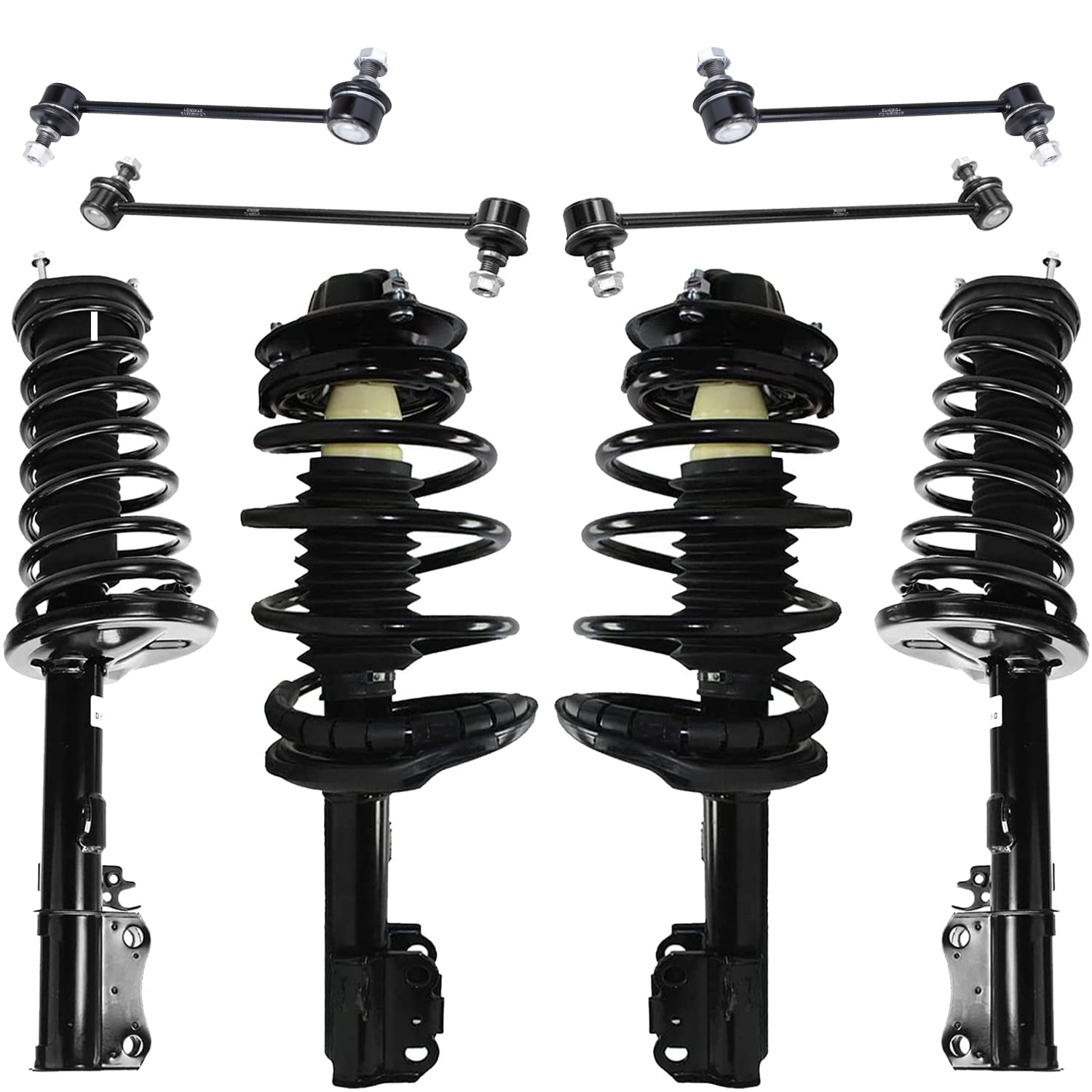 Detroit Axle 8pc Struts kit for 19972001 Toyota Camry 19992003