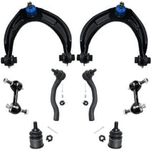 Detroit Axle - 8pc Suspension Kit for 2008-2012 Honda Accord, 2009-2014 TSX, 2 Upper Control Arms w/Ball Joints, 2 Lower Ball Joints, 2 Outer Tie Rods, 2 Sway Bars Replacement