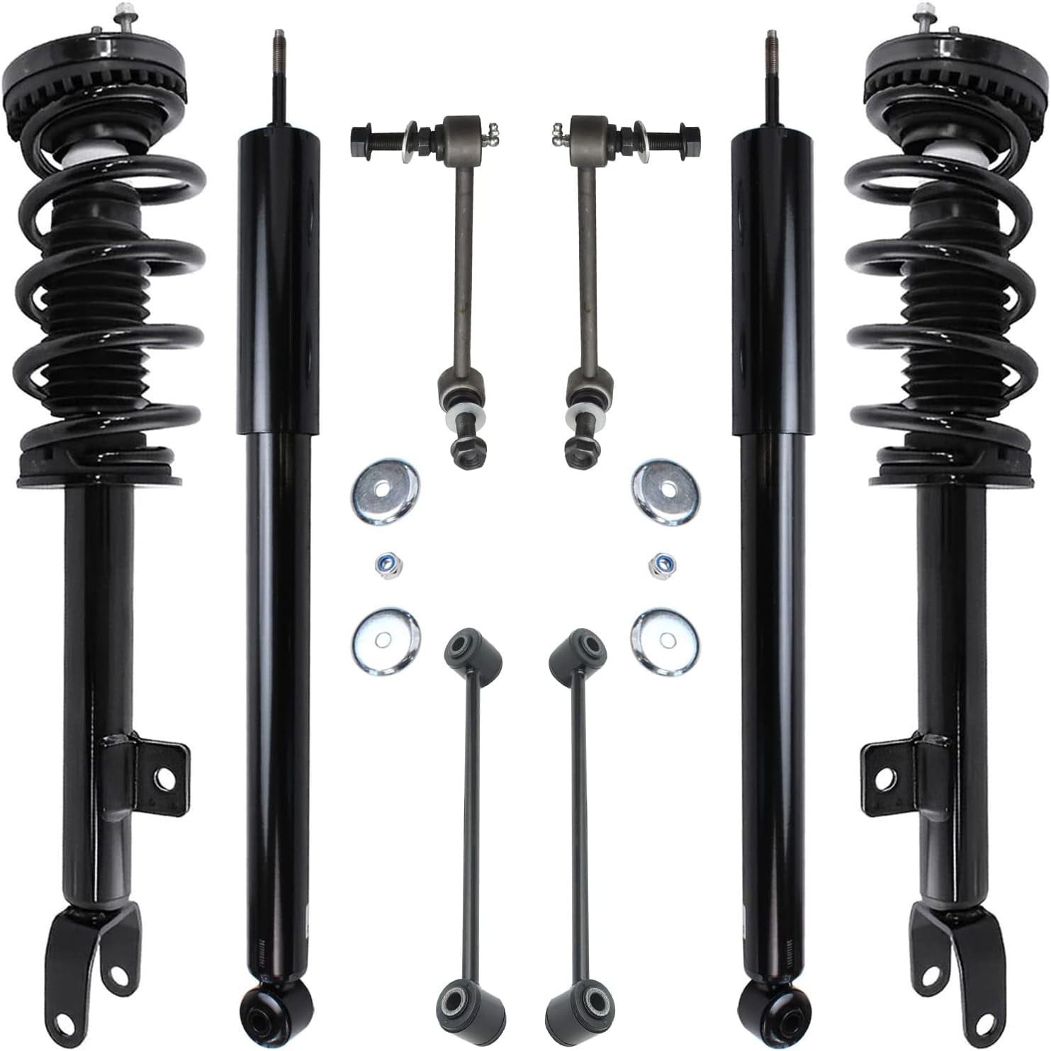 Detroit Axle 8pc Suspension Kit for Dodge Challenger Charger, Front