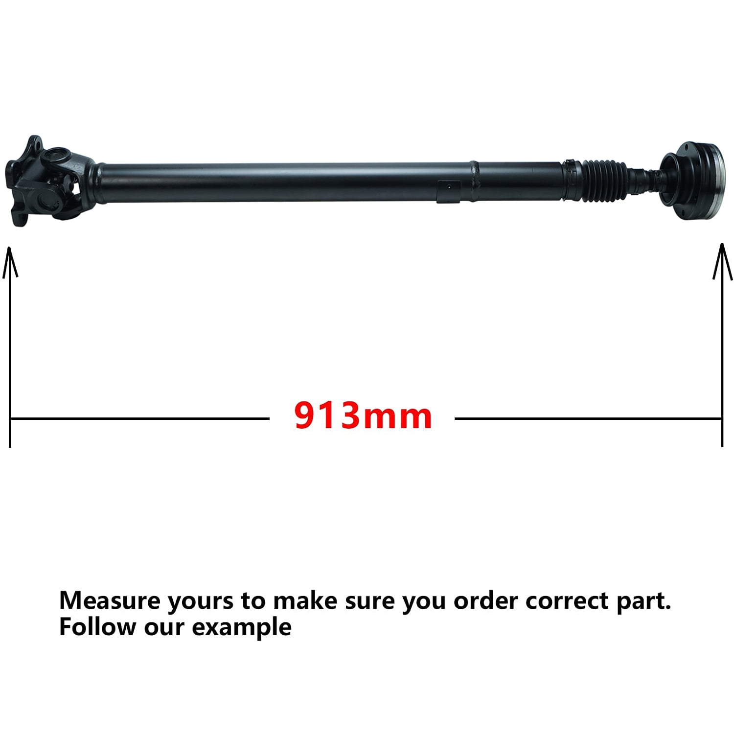 Detroit Axle 913mm Front Drive Shaft Replacement for Jeep Grand