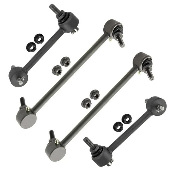Detroit Axle - AWD 4pc Sway Bars for 2014-2018 Jeep Cherokee with Off-Road Suspension, 4 Front and Rear Sway Bar Links Assembly 2015 2016 2017 Replacement