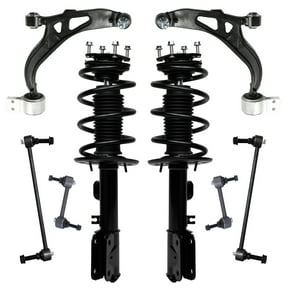 Detroit Axle - AWD 8pc Suspension Kit for 2011 2012 2013 Ford Explorer, Front Struts w/Coil Spring Assembly Lower Control Arms w/Ball Joints Front Rear Sway Bar Links Replacement Struts Shocks