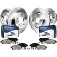 thumbnail image 1 of Detroit Axle - Brake Rotors Brake Pads for 2013 2014 2015 Mazda CX-5, Disc Brake Rotors Ceramic Brakes Pads with Hardware Brake Kit Replacement : 11.69" inch Front and 11.93" inch Rear Rotor, 1 of 8