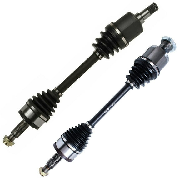 Detroit Axle - AWD Front 2pc CV Axles for Chrysler 300 Dodge Charger Magnum Challenger, 2 CV Axle Shafts Assembly Replacement