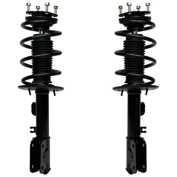 Detroit Axle - AWD Front Driver Passenger Side Struts w/ Coil Spring Assembly Replacement for 2011 2012 2013 Ford Explorer - 2pc Set