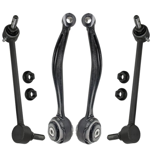 Detroit Axle - AWD Front End Control Arms Kit for 2013-2019 Cadillac ATS 2020 2021 2022 CT4, 2 Lower Forward Control Arms 2 Sway Bar Links Replacement