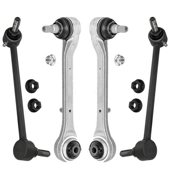 Detroit Axle - AWD Front End Control Arms Kit for 2013-2019 Cadillac ATS 2020-2022 CT4, 2 Lower Rearward Control Arms with Ball Joints 2 Sway Bar Links Replacement