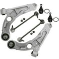 thumbnail image 1 of Detroit Axle - AWD Front End Suspension Kit for 2014-2018 Jeep Cherokee 2 Lower Control Arms 2 Lower Ball Joints 2 Sway Bar Links 2015 2016 2017 Replacement, 1 of 7