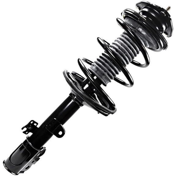 Detroit Axle - AWD Front Left Driver Side Strut w/Coil Spring Assembly Replacement for 2011 2012 2013 2014 Toyota Sienna