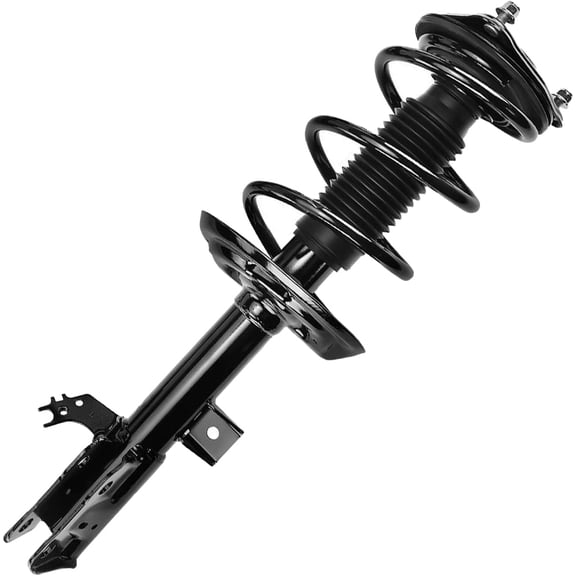 Detroit Axle - AWD Front Left Strut for 2020 2021 2022 Toyota Highlander [with 20 inch (508mm) Wheels], Driver Side Strut with Coil Spring Assembly Replacement Suspension