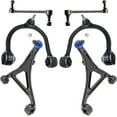 thumbnail image 1 of Detroit Axle - AWD Front Lower & Upper Control Arms w/ Ball Joints + Sway Bars Replacement for Dodge Challenger Charger 300 - 6pc Set, 1 of 5