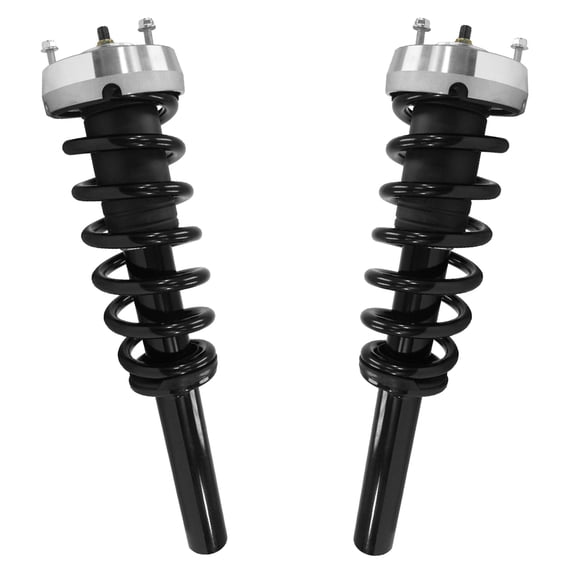 Detroit Axle - AWD Front Struts for 2007-2013 BMW X5 2008-2014 X6 [Excludes Air Suspension], 2009 2010 2011 2012 2013 Struts with Coil Spring Assembly Replacement Suspension