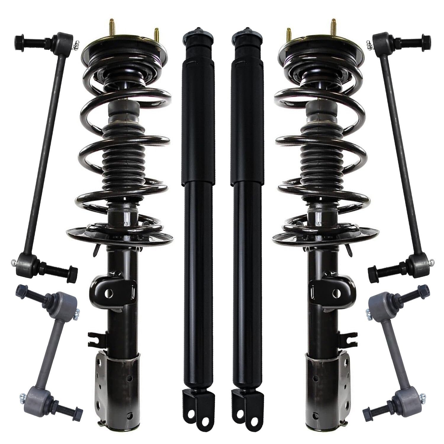 Detroit Axle Complete Strut & Shock Set For Jeep Cherokee 2014-2018 AWD | 4pc Kit