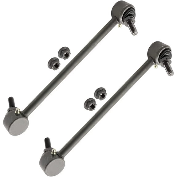 Detroit Axle - AWD Front Sway Bars for 14-18 Jeep Cherokee 2 Stabilizer Sway Bar End Links 2014 2015 2016 2017 2018 Replacement [with Off Road Package]