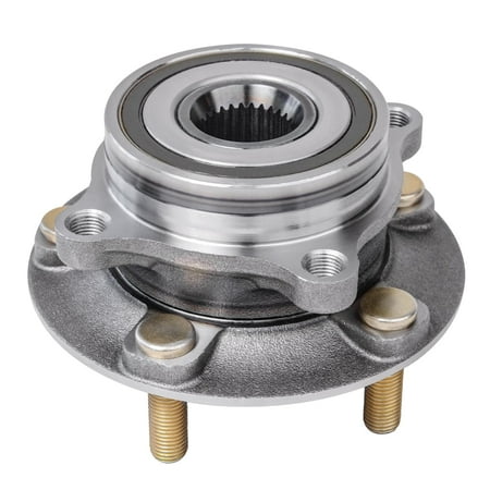 Detroit Axle - AWD Front Wheel Hub and Bearing Assembly Replacement for 2008-2015 Mitsubishi Lancer