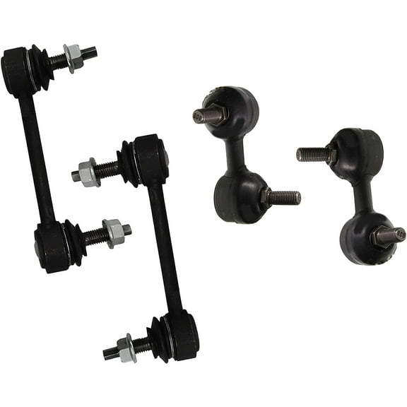 Detroit Axle - AWD Front and Rear Sway Bars for 2008-2014 Mitsubishi Lancer GSR and MR Models