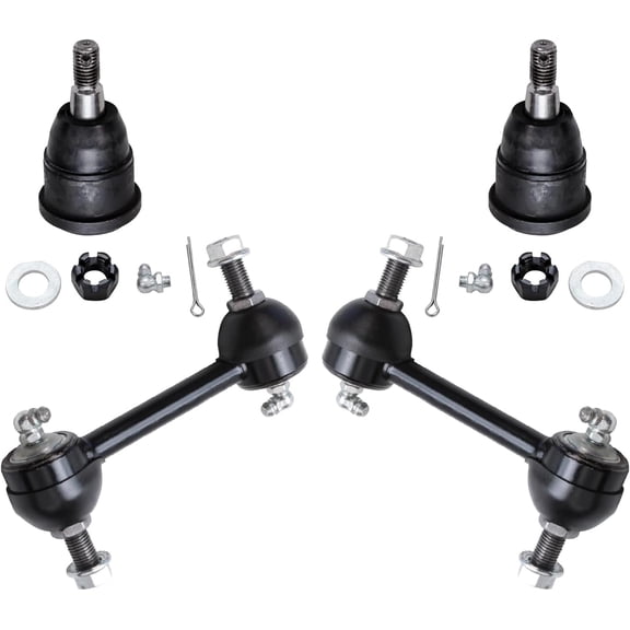 Detroit Axle - AWD Rear Sway Bars Ball Joints for Chevrolet Uplander Venture Buick Rendezvous Terraza Pontiac Aztek Montana Saturn Relay 2 Lower Ball Joints 2 Sway Bar End Links Replacement