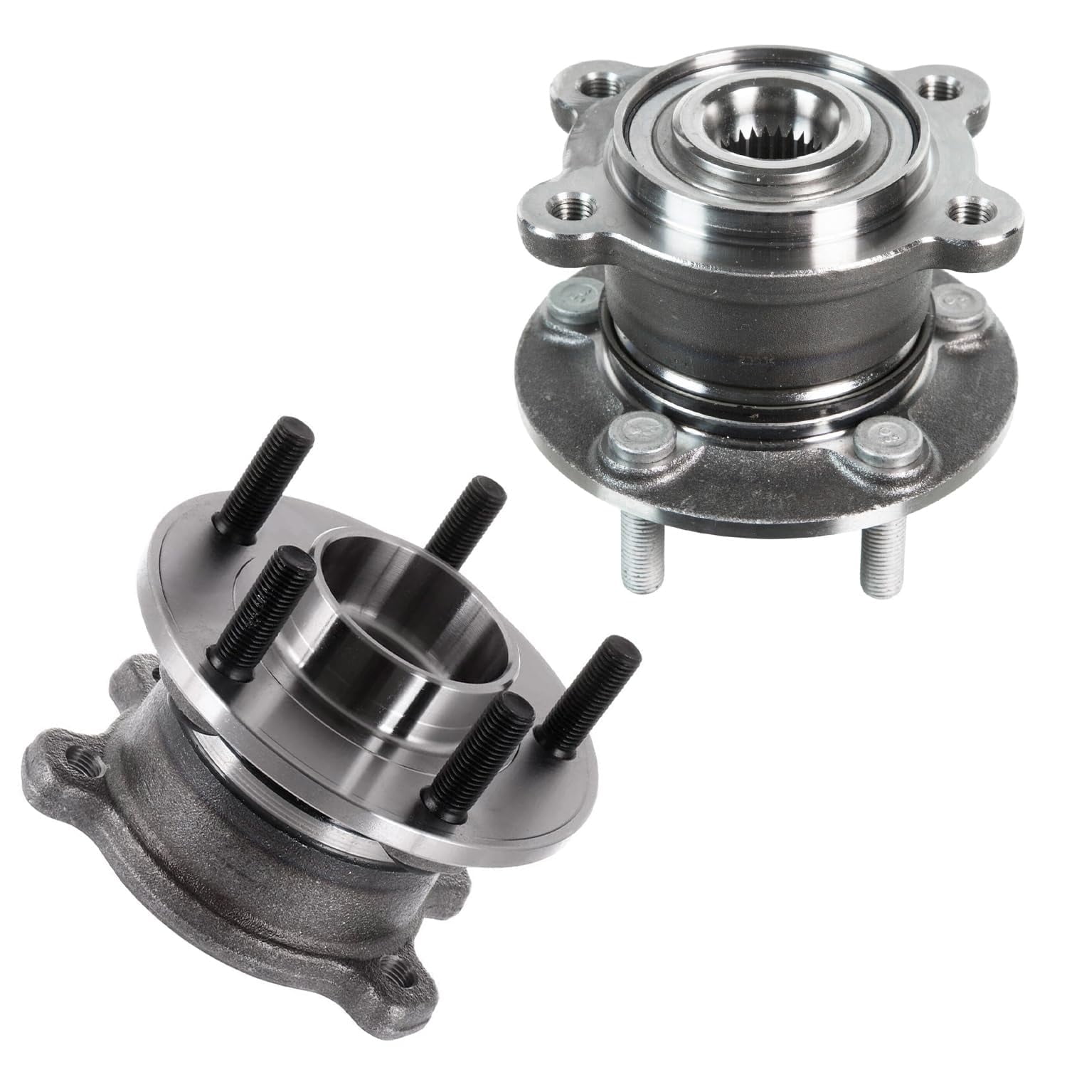 Detroit Axle - AWD Rear Wheel Bearing Hubs for 13-19 Ford Escape 15-19 Lincoln MKC, 2013 2014 2015 2016 2017 2018 Wheel Bearing and Hubs Assembly Replacement Pair Wheel Bearing Hubs
