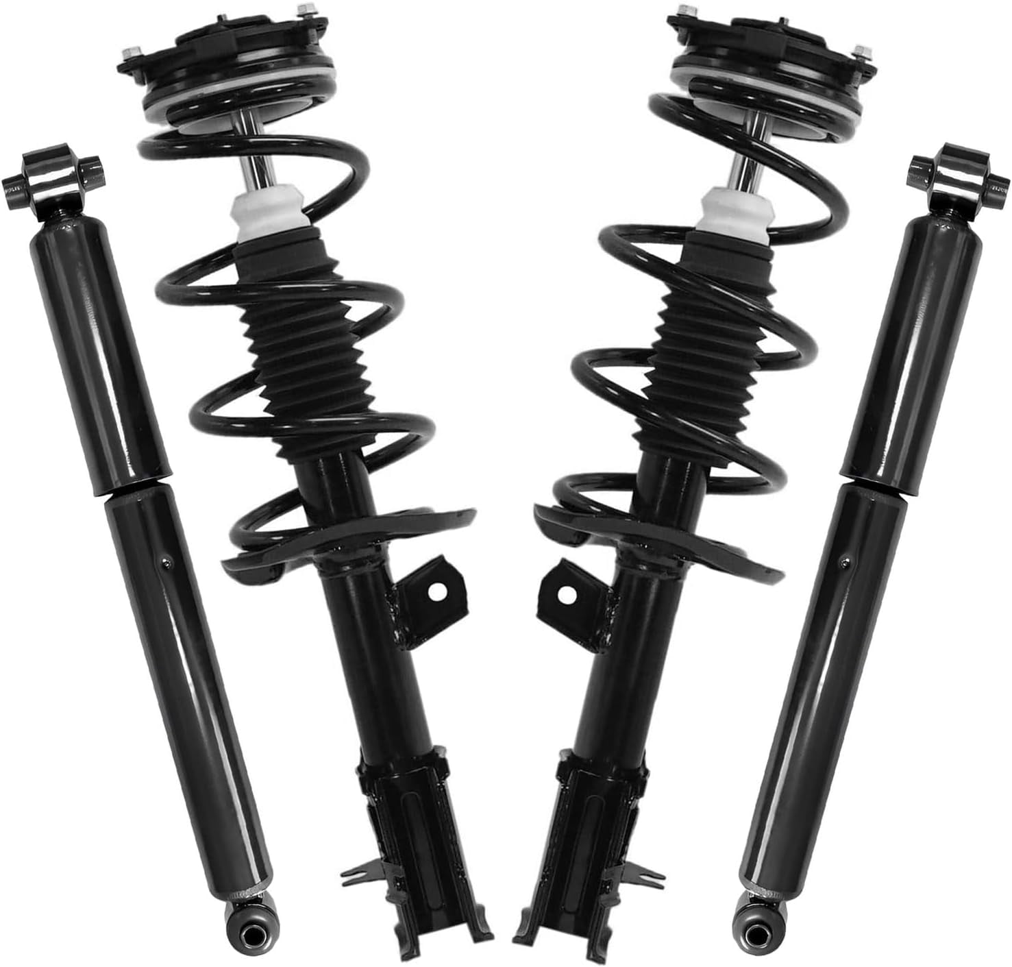 Pair Of Rear Shock Struts – For 2014-2015 Nissan Rogue Select – CCIYU – Direct Fit – 2-Piece Set