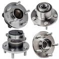 thumbnail image 1 of Detroit Axle - 4pc Front and Rear Wheel Bearing Hubs Assembly for 2004 2005 Mazda 3 [4-Wheel ABS; 2005: Built Before 01/01/2005], 1 of 8