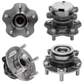 thumbnail image 1 of Detroit Axle - All 4 Front & Rear Wheel Bearing and Hub Assemblies for 2007 2008 2009 2010 2011 2012 Nissan Sentra L4 2.5L Models, 1 of 8