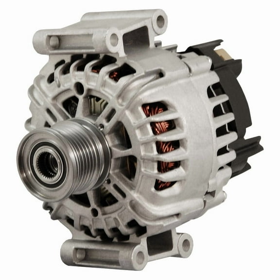 Detroit Axle - Alternator for 2012 2013 2014 2015 Mercedes-Benz C250 SLK250 [CW Rotation, 6 Groove Clutch Pulley], Alternator with Pulley Replacement