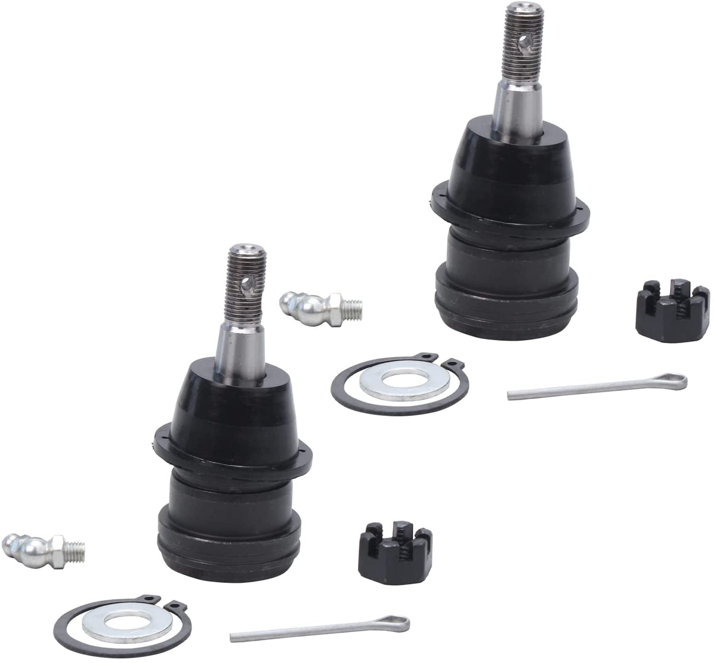Detroit Axle - Both (2) Driver and Passenger Side Front Lower Ball Joint Replacement for 2001-07 Dodge Caravan - [2001-07 Dodge Grand Caravan] - 2001-07 Town & Country - [2001-03 Voyager]