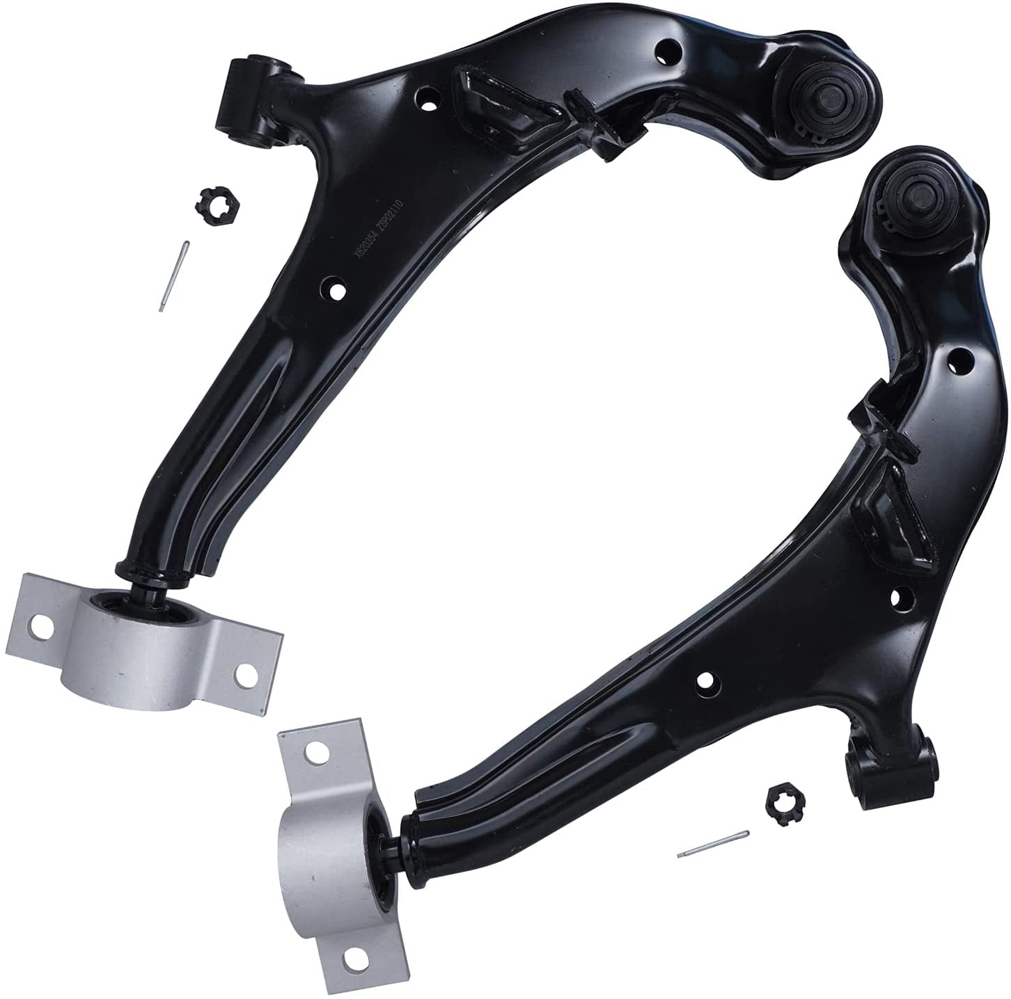 Detroit Axle - Both (2) Front Lower Driver & Passenger Side Control Arm w/Ball Joint Assembly - for 2000-2001 Infiniti I30 - [2002-2004 Infiniti I35] - 2000-2003 Nissan Maxima