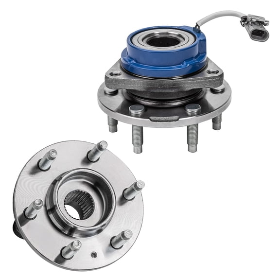 Detroit Axle Both (2) New Rear Driver & Passenger Side Complete Wheel Hub & Bearing Assembly For 2006-2009 Cadillac STS-V
