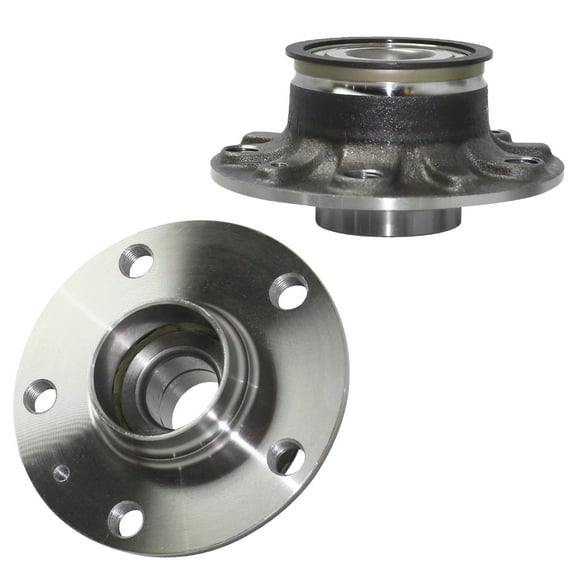 Detroit Axle - (Both) Rear Wheel Hub and Bearing Assembly For Audi Volkswagen 5 Bolt FWD w/ABS (Pair) 512336 x2 Fits select: 2011-2014 VOLKSWAGEN JETTA SE, 2012-2013 VOLKSWAGEN BEETLE