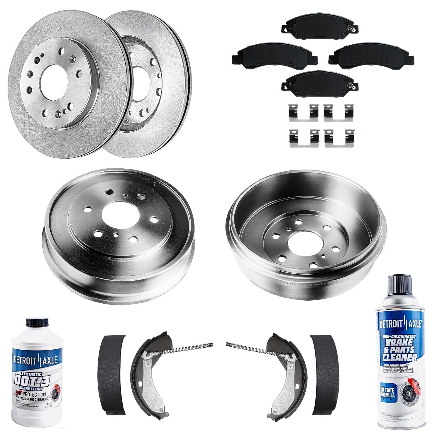 Detroit Axle Brake Kit for 0508 Chevy GMC Silverado Sierra 1500