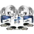 thumbnail image 1 of Detroit Axle - Brake Kit for 2006-2018 Dodge Ram 1500 2007-2009 Durango Chrysler Aspen 2019-2024 Ram 1500 Classic Front and Rear Disc Brake Rotor Ceramic Brakes Pads w/Hardware Replacement, 1 of 8