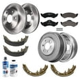 thumbnail image 1 of Detroit Axle - Brake Kit for 2000 2001 2002 Dodge Dakota Durango Front Disc Brake Rotors Ceramic Brakes Pads Rear Brake Drums Brakes Shoes Replacement, 1 of 7