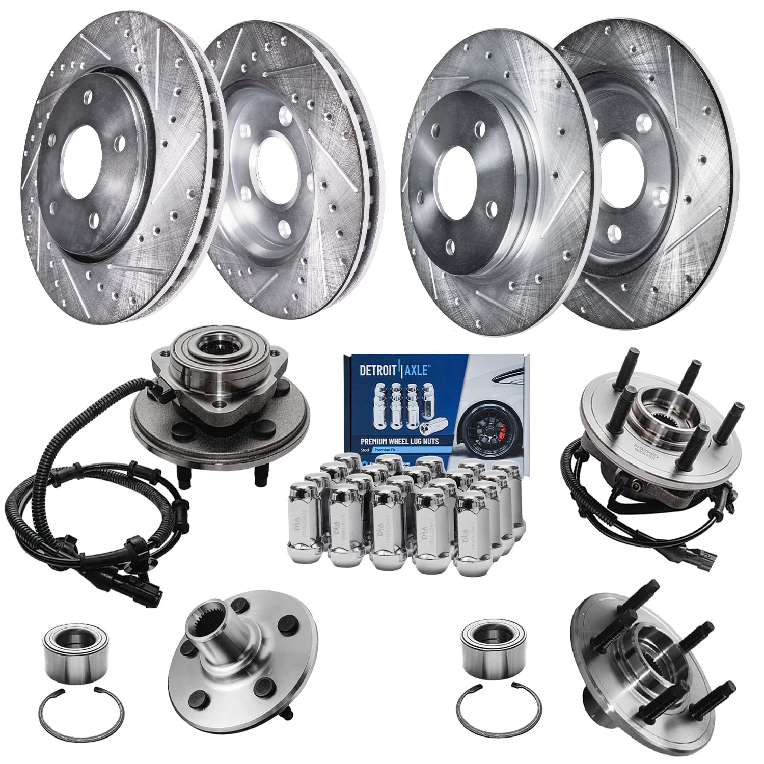 Rear Brake Caliper Assembly Passenger Side Replacement for Jeep Liberty TJ Wrangler Mercury Mountaineer Lincoln Aviator Ford Explorer Sport