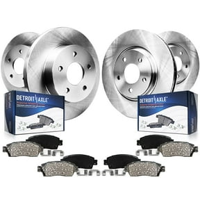 Detroit Axle - Brake Kit for 2005-2023 Chrysler 300 2009-2023 Dodge Challenger 2006-2023 Charger 2005-2008 Magnum, 12.60'' inch Front & Rear Rotors Disc Brake Rotors Ceramic Brakes Pads