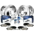 thumbnail image 1 of Detroit Axle -  2.4L Brake Kit for 2008 2009 Hyundai Sonata,  Front & Rear Disc Brake Rotors Ceramic Brakes Pads Replacement: 11.02" inch Front and 10.31" inch Rear Rotor, 1 of 9