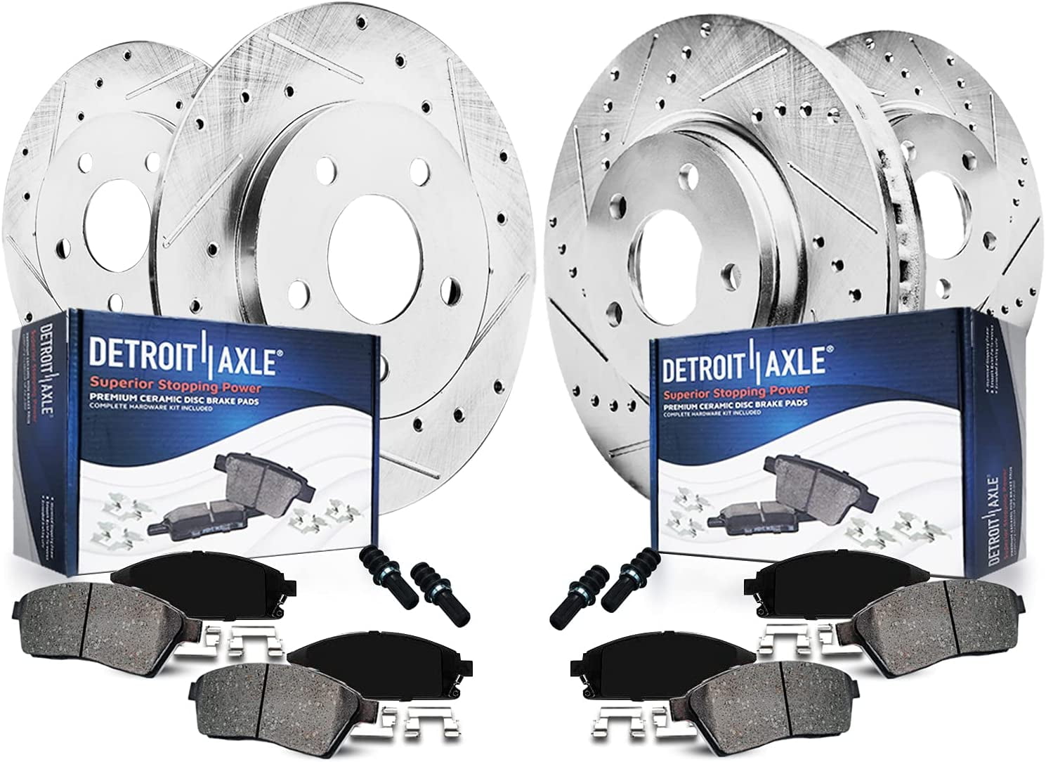 Detroit Axle Brake Kit for 20112016 Hyundai Elantra, 201216