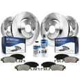 thumbnail image 1 of Detroit Axle - Brake Kit for Jeep 2015-2020 Grand Cherokee 2011-2020 Dodge Durango, Disc Brake Rotors Ceramic Brakes Pads Replacement : 13.78" inch Front and 12.99" inch Rear Rotor, 1 of 13
