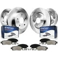 thumbnail image 1 of Detroit Axle - Brake Kit for 2013-2016 Lincoln MKZ 2013-2020 Ford Fusion, Disc Brake Rotors 2014 2015 Ceramic Brake Pads: 11.81" Front and 11.89" Rear Rotor, 1 of 8