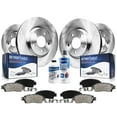 thumbnail image 1 of Detroit Axle - Brake Kit for Mercedes-Benz CLA250 GLA250 INFINITI QX30 Disc Brake Rotors Ceramic Brakes Pads Replacement : 12.60" inch Front and 11.61" inch Rear Rotor, 1 of 10