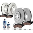 thumbnail image 1 of Detroit Axle - Brake Kit for 2018-2019 Buick Enclave 2017-2020 Cadillac XT5, Disc Brake Rotors Ceramic Brakes Pads Replacement: 13.58" inch Front and 12.40" inch Rear Rotor, 1 of 8