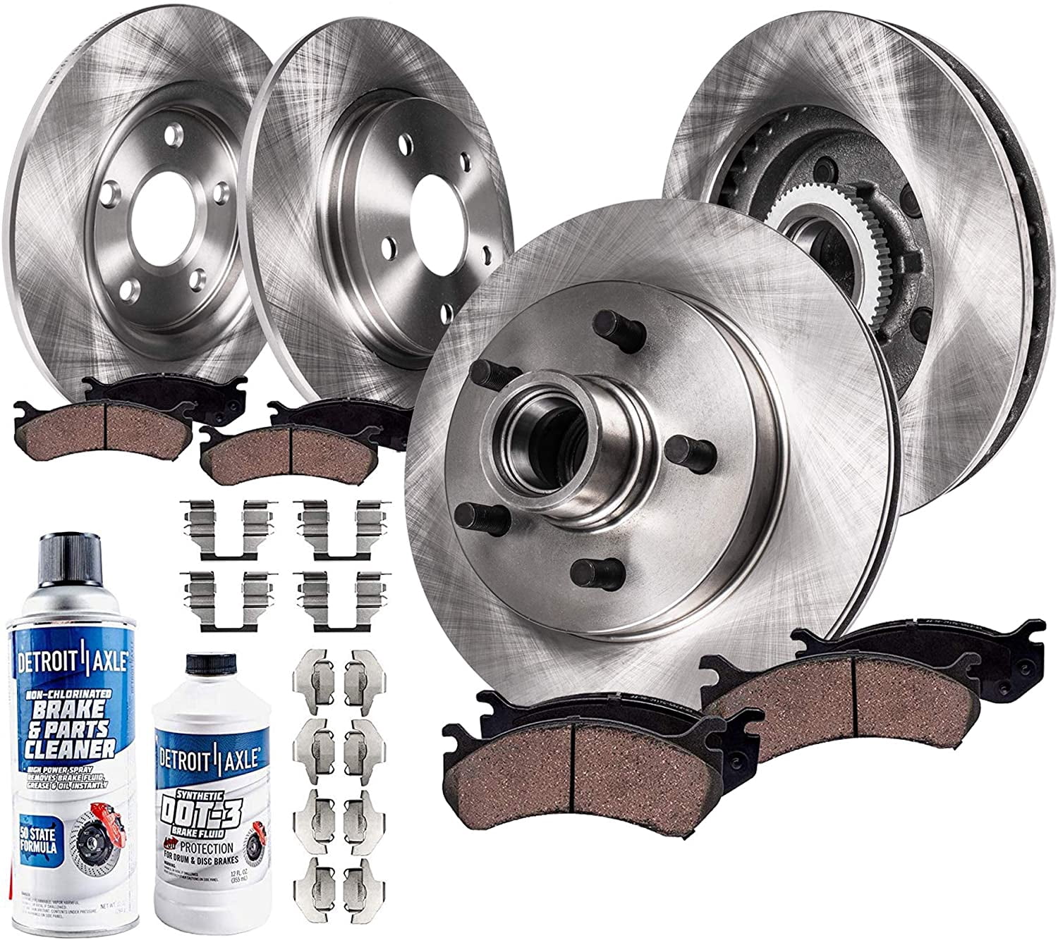 Detroit Axle Brake Kit for 2WD 20002003 Ford F150, 2002 Lincoln Blackwood Replacement 2000