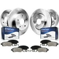 thumbnail image 1 of Detroit Axle - Brake Kit for 98-02 Crown Victoria Grand Marquis Town Car Replacement Brake Rotors 1998 1999 2000 2001 2002 Ceramic Brakes Pads Front Rear [Steel Piston Calipers], 1 of 7