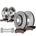 thumbnail image 1 of Detroit Axle - Brake Kit for Acura 2016 ILX, Disc Brake Rotors Ceramic Brakes Pads with Hardware Replacement: 12.28" inch Front Rotor 11.10" inch Rear Rotor, 1 of 8